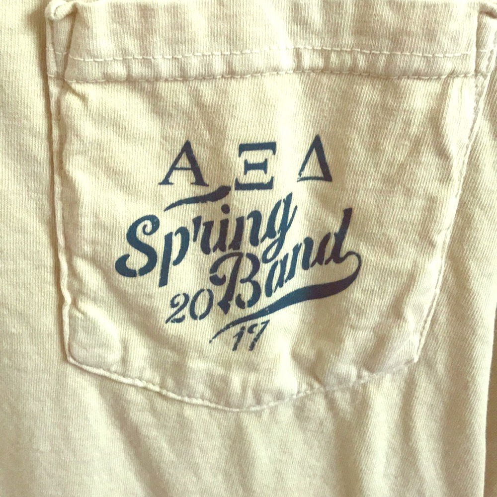Alpha Xi Delta Comfort Colors Spring Band T-Shirt